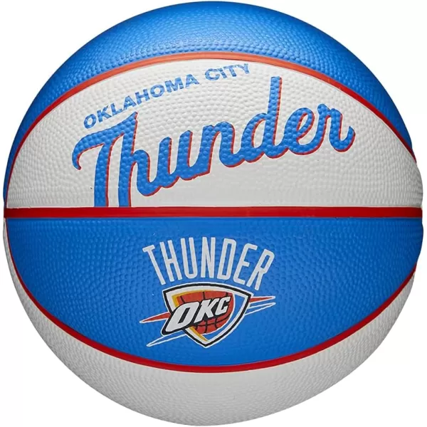WILSON NBA Alliance Series Basketballs - Team Logo Basketballs - 29.5" and Mini Sizes