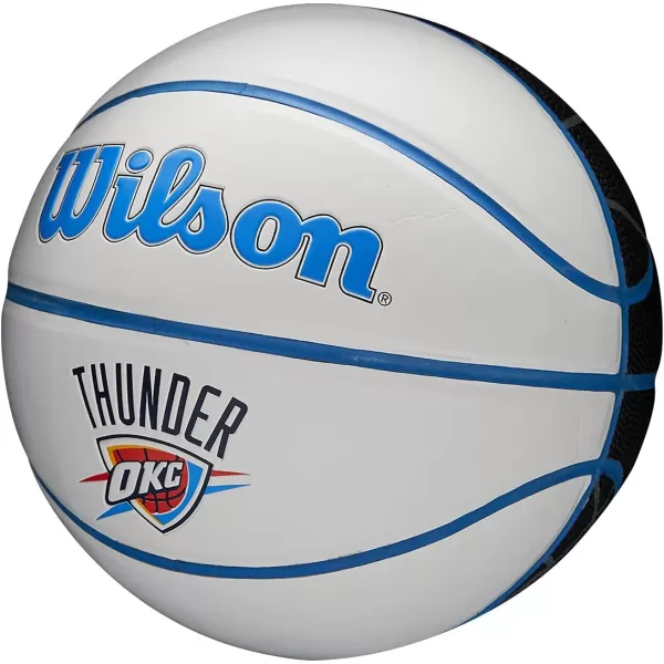 WILSON NBA Alliance Series Basketballs - Team Logo Basketballs - 29.5" and Mini Sizes