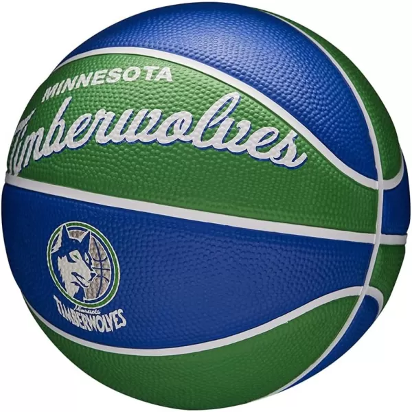 WILSON NBA Alliance Series Basketballs - Team Logo Basketballs - 29.5" and Mini Sizes