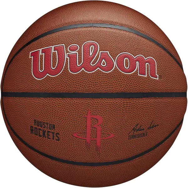 WILSON NBA Alliance Series Basketballs - Team Logo Basketballs - 29.5" and Mini Sizes