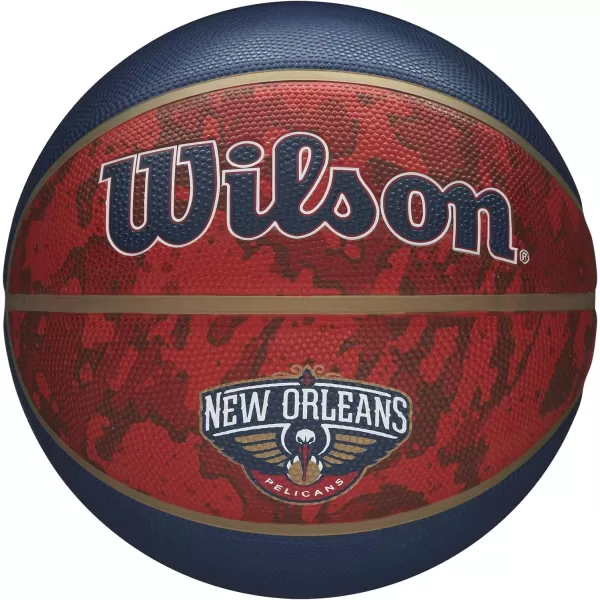 WILSON NBA Alliance Series Basketballs - Team Logo Basketballs - 29.5" and Mini Sizes