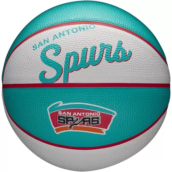 WILSON NBA Alliance Series Basketballs - Team Logo Basketballs - 29.5" and Mini Sizes