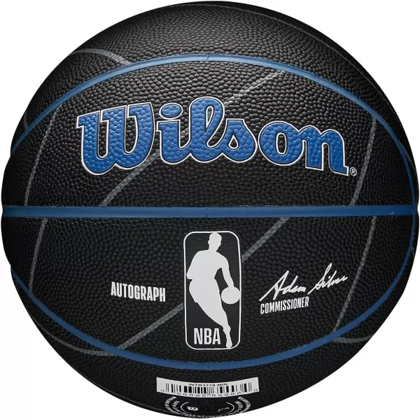 WILSON NBA Alliance Series Basketballs - Team Logo Basketballs - 29.5" and Mini Sizes
