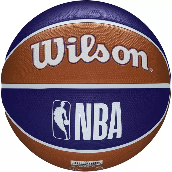 WILSON NBA Alliance Series Basketballs - Team Logo Basketballs - 29.5" and Mini Sizes