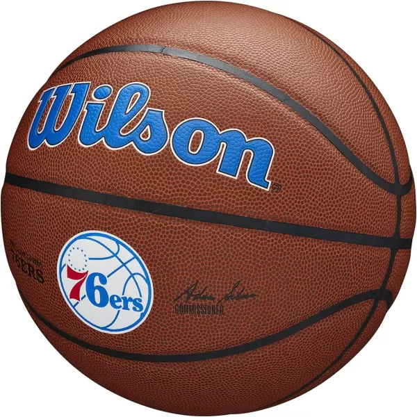 WILSON NBA Alliance Series Basketballs - Team Logo Basketballs - 29.5" and Mini Sizes