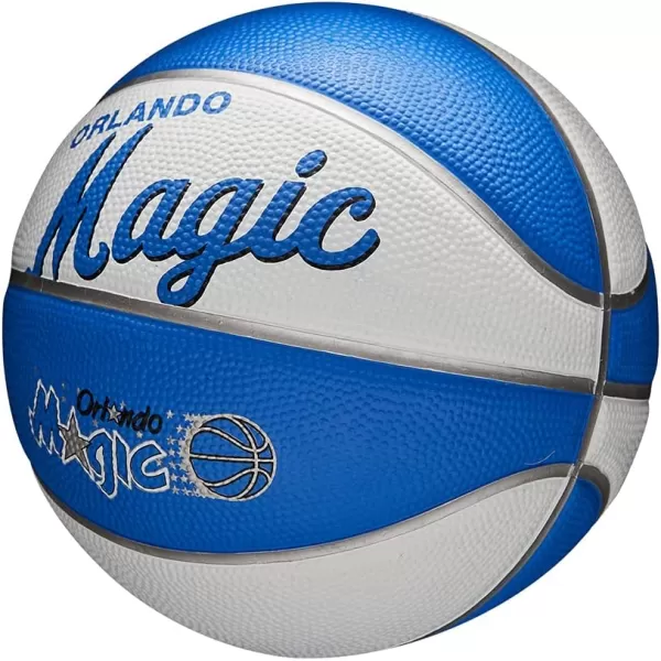 WILSON NBA Alliance Series Basketballs - Team Logo Basketballs - 29.5" and Mini Sizes