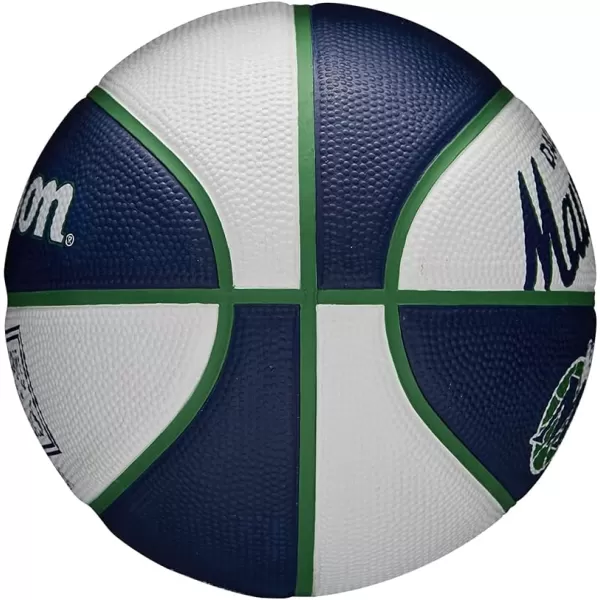 WILSON NBA Alliance Series Basketballs - Team Logo Basketballs - 29.5" and Mini Sizes