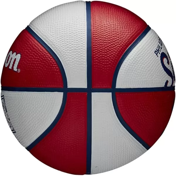 WILSON NBA Alliance Series Basketballs - Team Logo Basketballs - 29.5" and Mini Sizes
