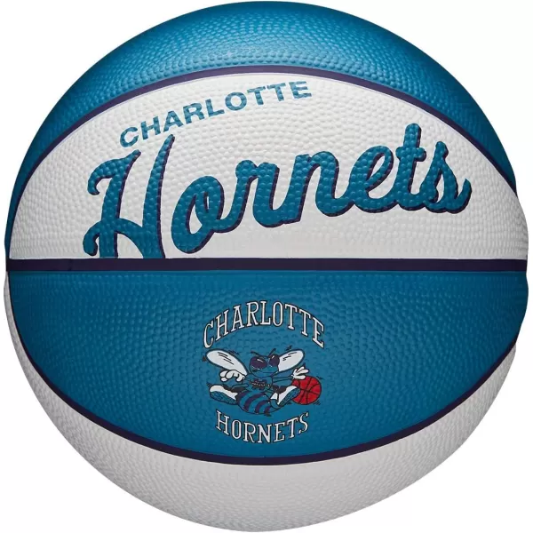 WILSON NBA Alliance Series Basketballs - Team Logo Basketballs - 29.5" and Mini Sizes