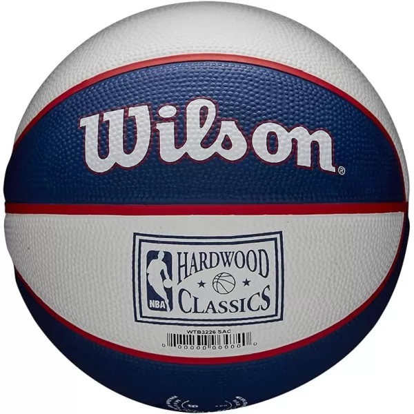 WILSON NBA Alliance Series Basketballs - Team Logo Basketballs - 29.5" and Mini Sizes