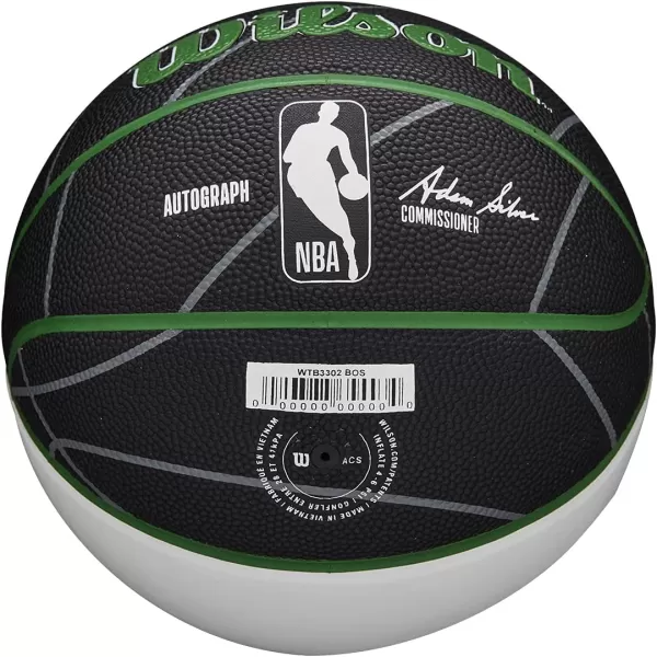 WILSON NBA Alliance Series Basketballs - Team Logo Basketballs - 29.5" and Mini Sizes