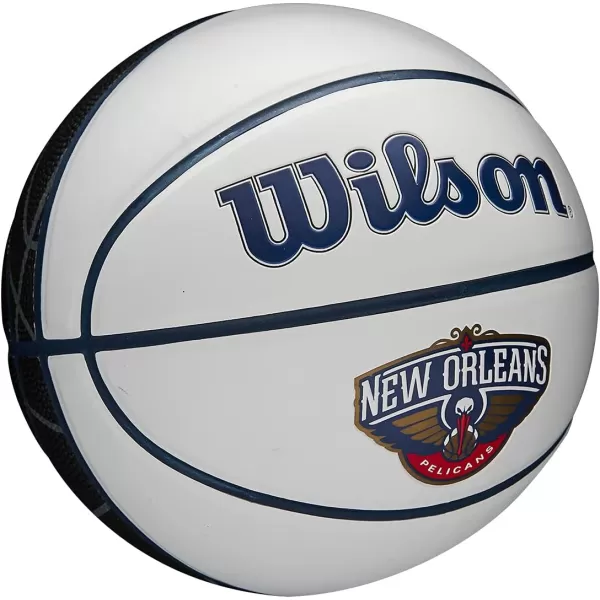 WILSON NBA Alliance Series Basketballs - Team Logo Basketballs - 29.5" and Mini Sizes