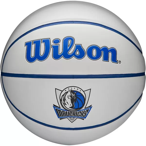 WILSON NBA Alliance Series Basketballs - Team Logo Basketballs - 29.5" and Mini Sizes