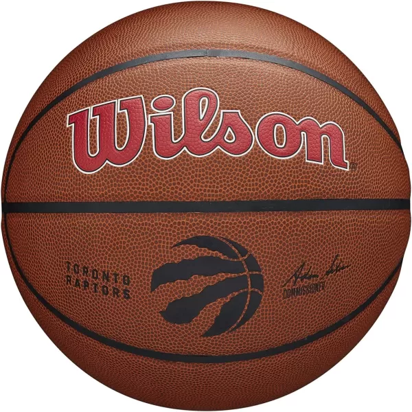 WILSON NBA Alliance Series Basketballs - Team Logo Basketballs - 29.5" and Mini Sizes