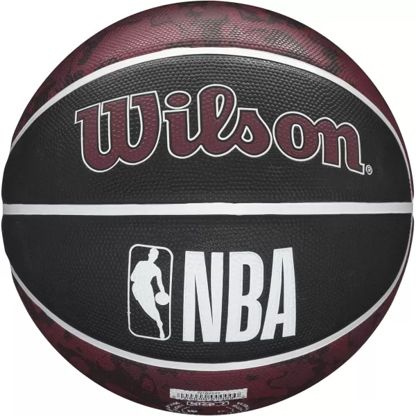 WILSON NBA Alliance Series Basketballs - Team Logo Basketballs - 29.5" and Mini Sizes