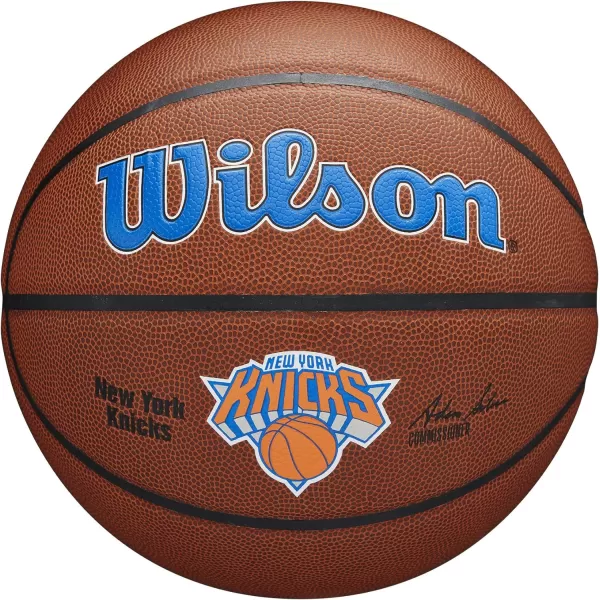 WILSON NBA Alliance Series Basketballs - Team Logo Basketballs - 29.5" and Mini Sizes