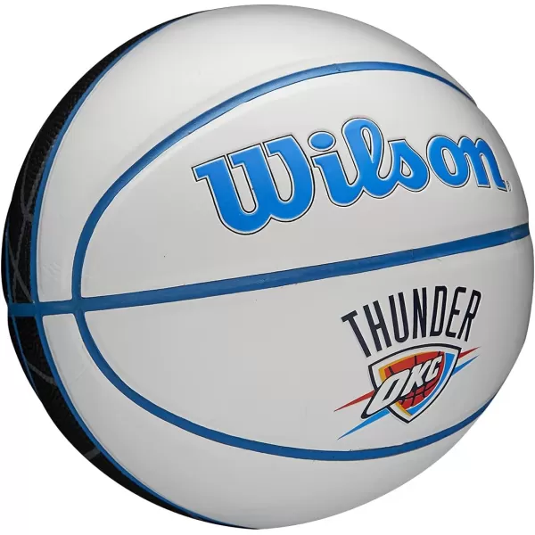 WILSON NBA Alliance Series Basketballs - Team Logo Basketballs - 29.5" and Mini Sizes