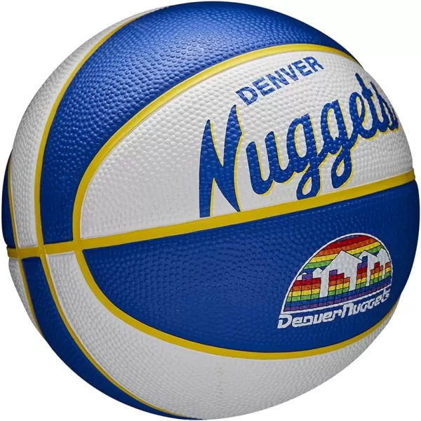 WILSON NBA Alliance Series Basketballs - Team Logo Basketballs - 29.5" and Mini Sizes
