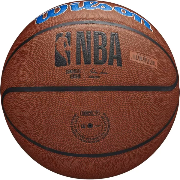 WILSON NBA Alliance Series Basketballs - Team Logo Basketballs - 29.5" and Mini Sizes