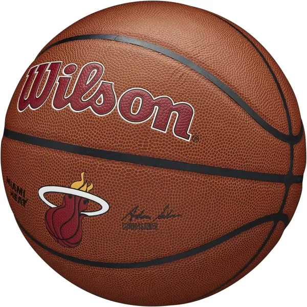 WILSON NBA Alliance Series Basketballs - Team Logo Basketballs - 29.5" and Mini Sizes