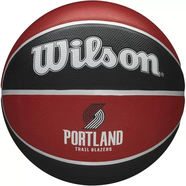 WILSON NBA Alliance Series Basketballs - Team Logo Basketballs - 29.5" and Mini Sizes