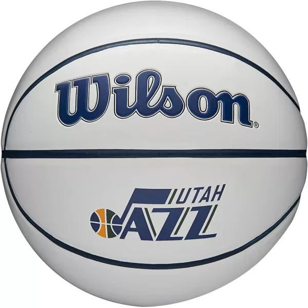 WILSON NBA Alliance Series Basketballs - Team Logo Basketballs - 29.5" and Mini Sizes