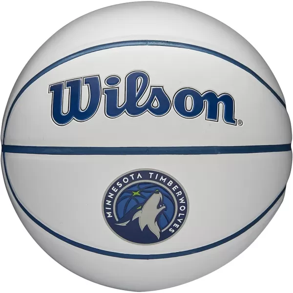 WILSON NBA Alliance Series Basketballs - Team Logo Basketballs - 29.5" and Mini Sizes