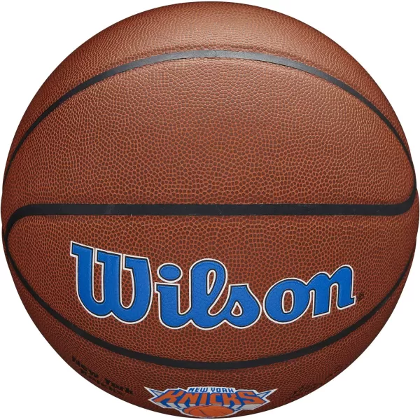 WILSON NBA Alliance Series Basketballs - Team Logo Basketballs - 29.5" and Mini Sizes