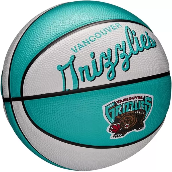 WILSON NBA Alliance Series Basketballs - Team Logo Basketballs - 29.5" and Mini Sizes
