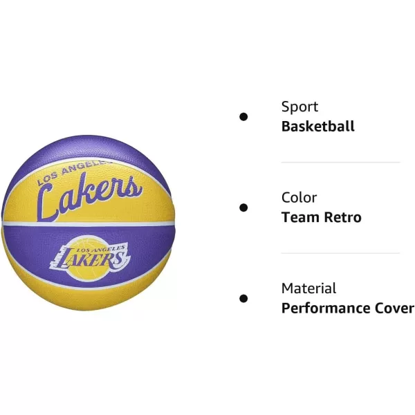 WILSON NBA Alliance Series Basketballs - Team Logo Basketballs - 29.5" and Mini Sizes