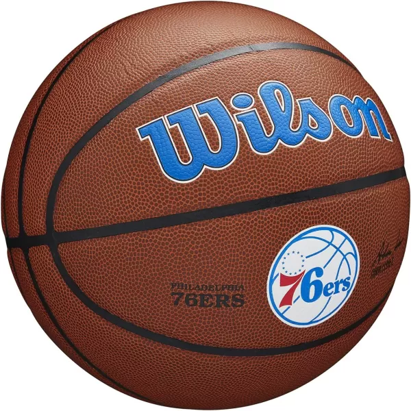 WILSON NBA Alliance Series Basketballs - Team Logo Basketballs - 29.5" and Mini Sizes