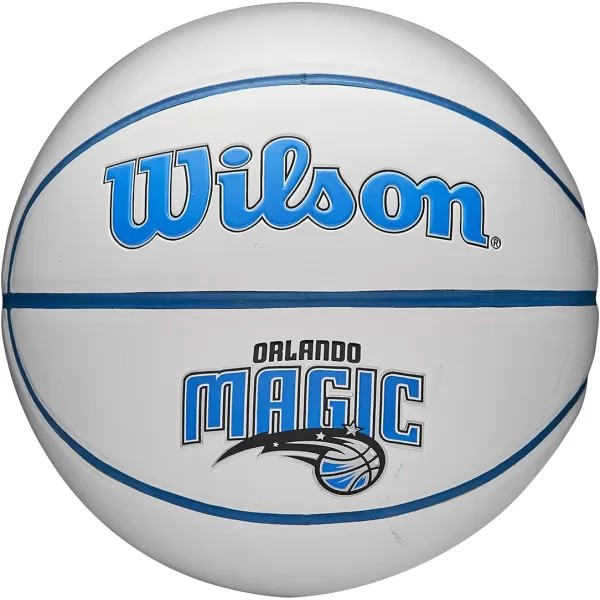 WILSON NBA Alliance Series Basketballs - Team Logo Basketballs - 29.5" and Mini Sizes
