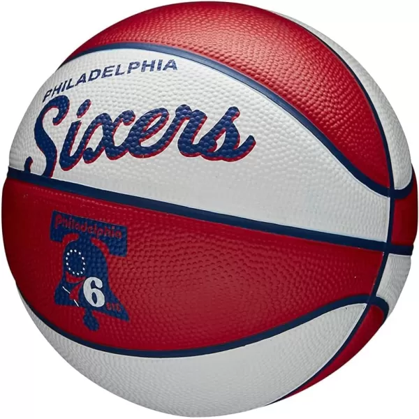 WILSON NBA Alliance Series Basketballs - Team Logo Basketballs - 29.5" and Mini Sizes