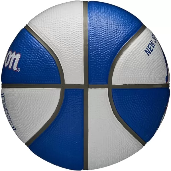 WILSON NBA Alliance Series Basketballs - Team Logo Basketballs - 29.5" and Mini Sizes