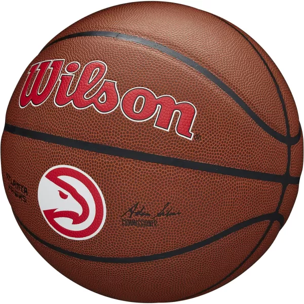 WILSON NBA Alliance Series Basketballs - Team Logo Basketballs - 29.5" and Mini Sizes