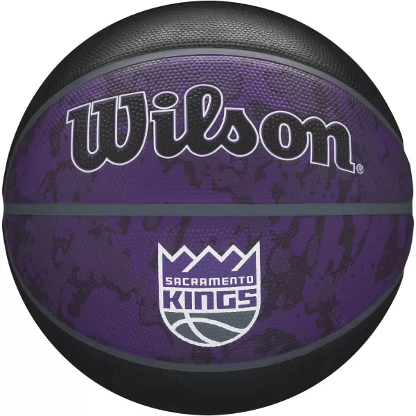 WILSON NBA Alliance Series Basketballs - Team Logo Basketballs - 29.5" and Mini Sizes