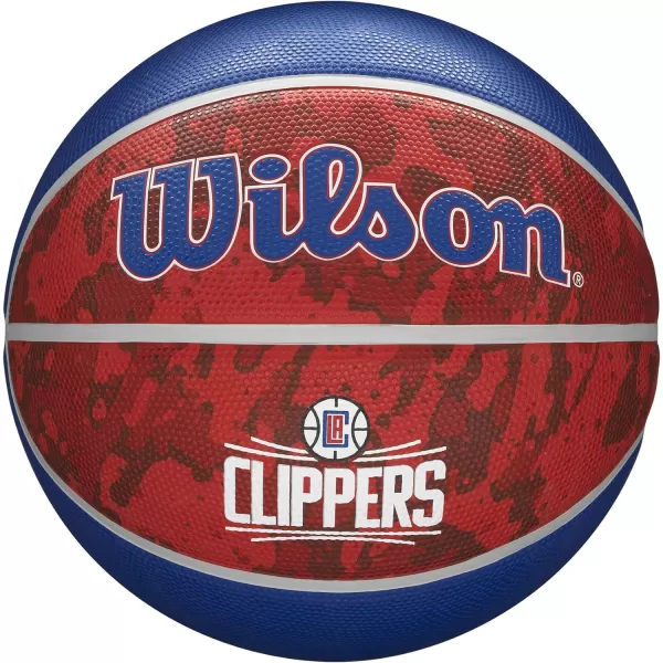 WILSON NBA Alliance Series Basketballs - Team Logo Basketballs - 29.5" and Mini Sizes
