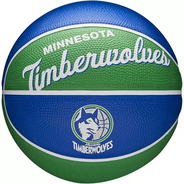 WILSON NBA Alliance Series Basketballs - Team Logo Basketballs - 29.5" and Mini Sizes