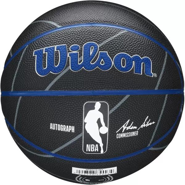 WILSON NBA Alliance Series Basketballs - Team Logo Basketballs - 29.5" and Mini Sizes