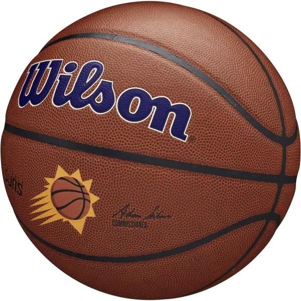 WILSON NBA Alliance Series Basketballs - Team Logo Basketballs - 29.5" and Mini Sizes