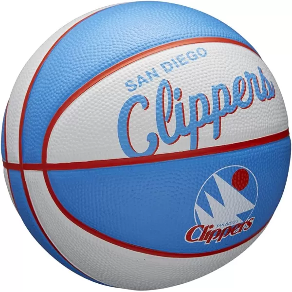 WILSON NBA Alliance Series Basketballs - Team Logo Basketballs - 29.5" and Mini Sizes