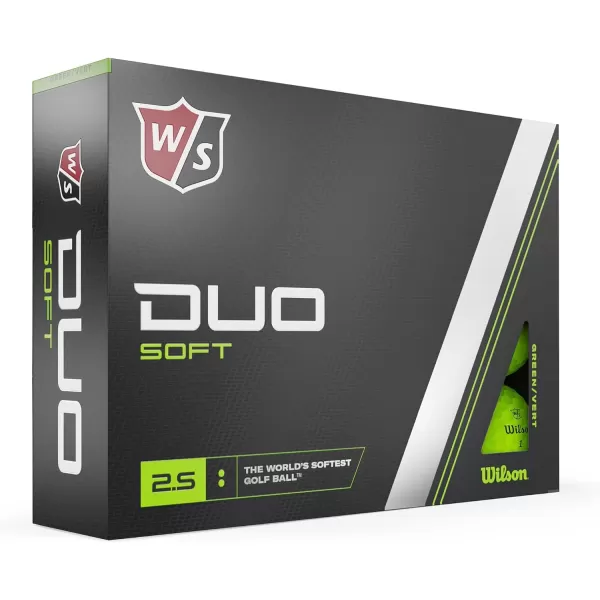 WILSON Staff Duo Soft Golf Balls - 12 Pack