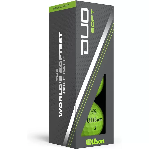 WILSON Staff Duo Soft Golf Balls - 12 Pack