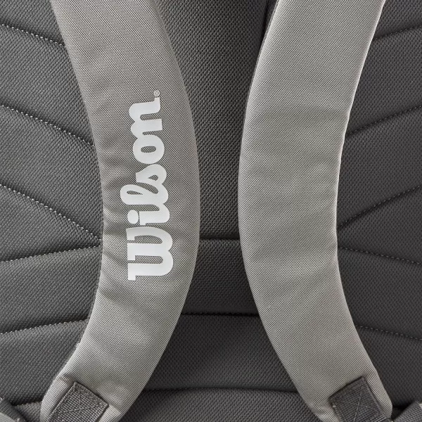 WILSON Tour Tennis Racket Bag - Dark Green and Stone Grey