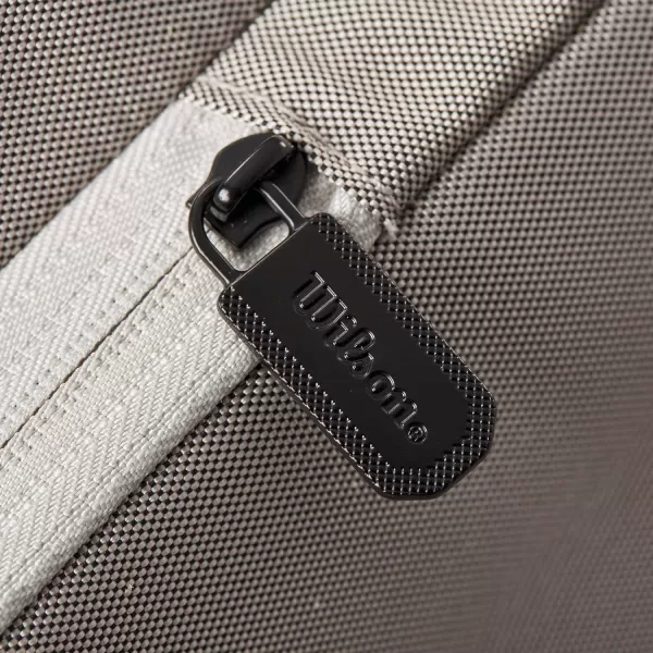 WILSON Tour Tennis Racket Bag - Dark Green and Stone Grey