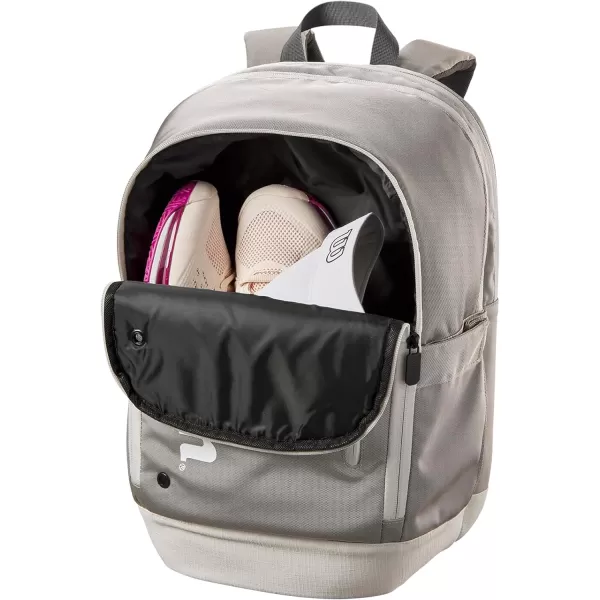 WILSON Tour Tennis Racket Bag - Dark Green and Stone Grey