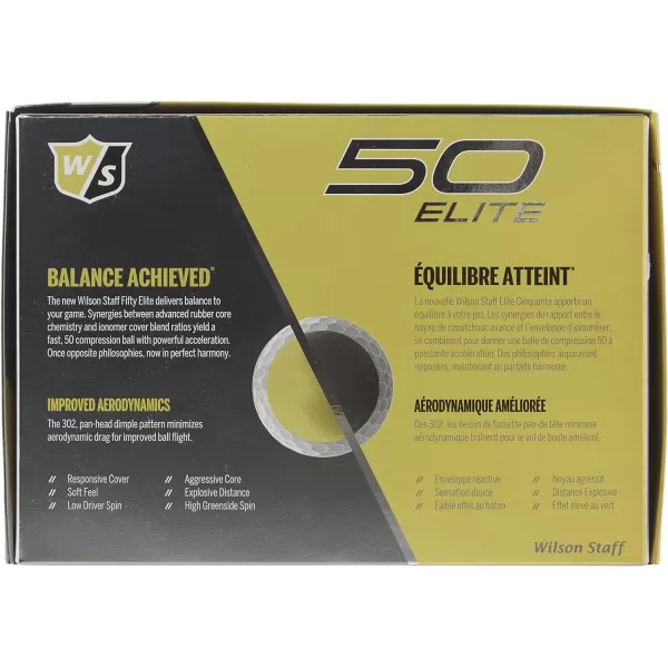 Wilson Staff Fifty Elite Golf Balls 