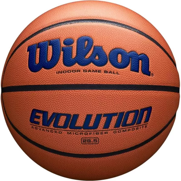WILSON Evolution Indoor Game Basketballs - Size 5, Size 6 and Size 7