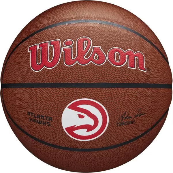 WILSON NBA Alliance Series Basketballs - Team Logo Basketballs - 29.5" and Mini Sizes