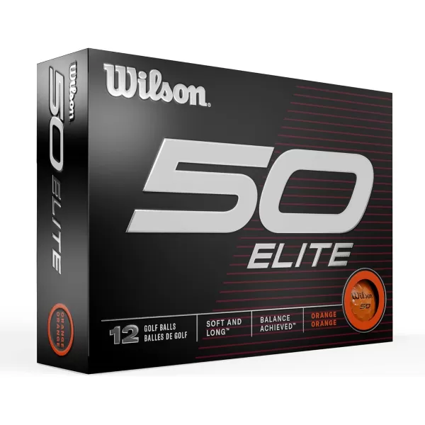 Wilson Fifty Elite Golf Balls - 12 Pack